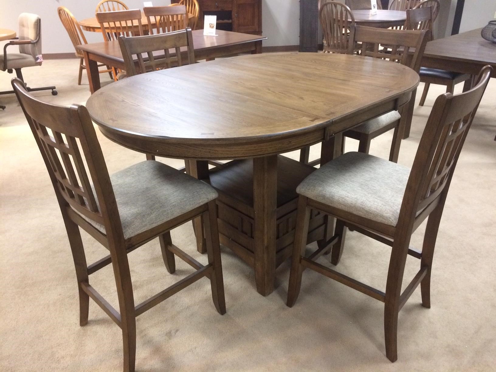 Mission style pub table store